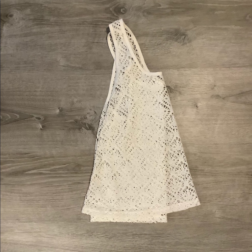 Light off-white cover tank top